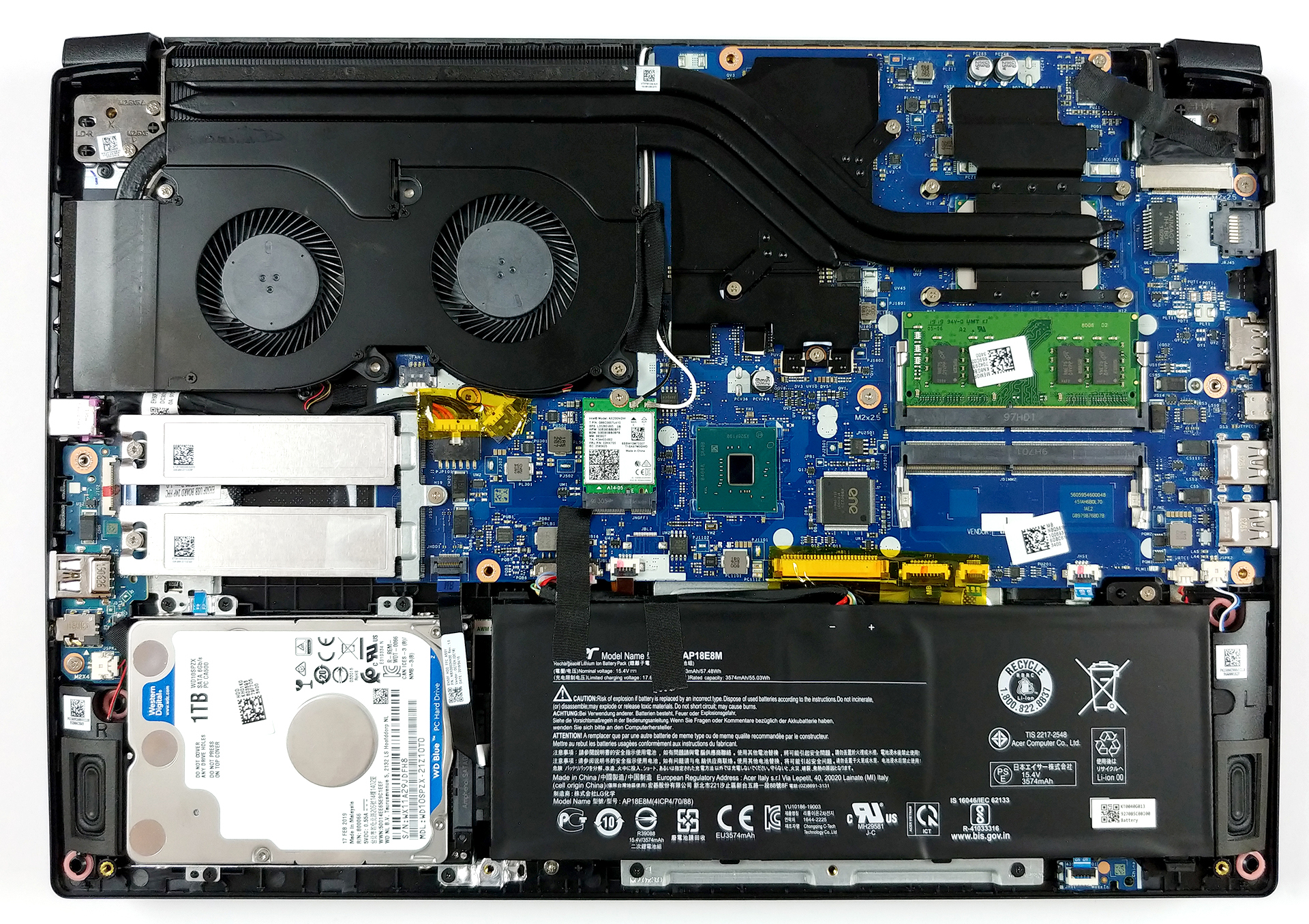 How to replace and fix Acer Aspire A715-41G A715-42G A715-74G A715-75G N19C5 LCD Rear Top Lid Back Cover A case black metal (Acer Aspire 7 (A715-74G))